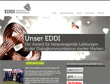 Tablet Screenshot of eddi-award.de